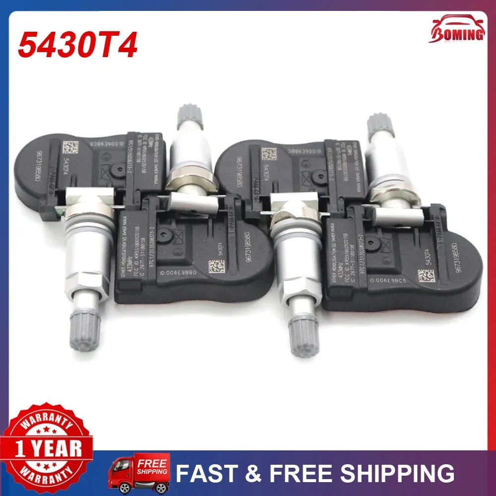 Датчик контроля давления в шинах для Peugeot Citroen, автозапчасти, автомобильные аксессуары с частотой 433 МГц