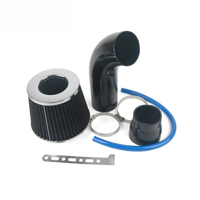 

Silver Black Red Blue Color Universal Alumimum 3'' 75mm for Car Cold Air Intake System Turbo Induction Pipe Tube