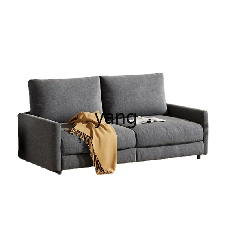 

Yjq Foldable Sofa Bed Simple Dual-Use Single Double Living Room Multifunctional Retractable Bed