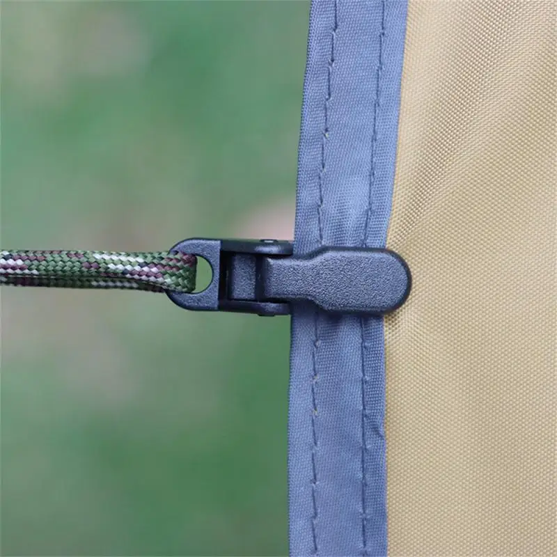 4PCS Tarpaulin Clip Tent Canopy Clip Buckle Outdoor Wind Rope Clamps Reusable Awning Mountaineering Camping Accessories