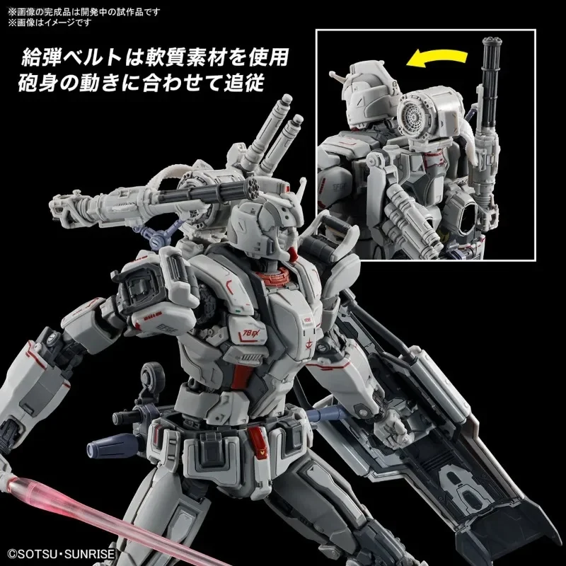 En stock genuino BANDAI HG 1/144 RX-78[G]E GUNDAM EX [RFV] y MS-06F ZAKU II F TYPE SOLARI [REV] Ver. Juguetes modelo anime de ensamblaje