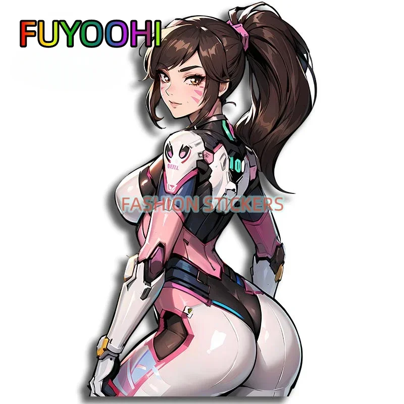 

FUYOOHI Car Stickers Sexy Dva Vinyl Caravan Auto Car Refrigerators Decal Surfboard Motorcycle Waterproof Decor