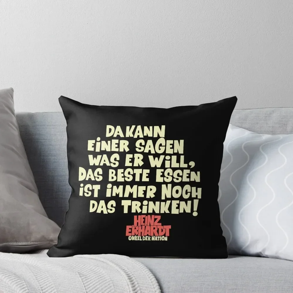 

Heinz Erhardt - funny sayings - German comedian Throw Pillow Cushions Home Decor Bed pillowcases Decorative Sofa Cushion pillow