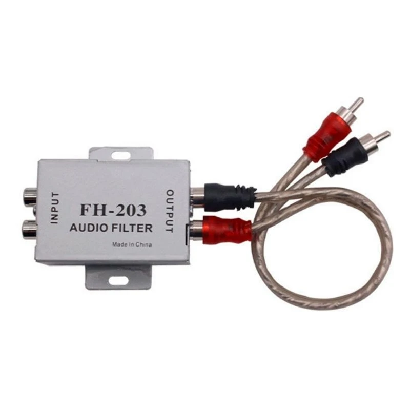 Upgraded Ground Noise Isolator, Noise Filter for Car Stereo/Home Stereo Systems Eliminate The Buzzing Noise