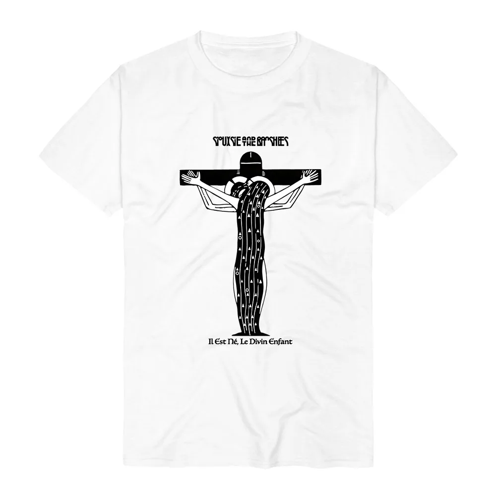 Il Est Né Le Divin Enfant T-Shirt Siouxsie and The Banshees Tees Heavy Mental Casual Unisex Streetwear Graphic Print Merch Top