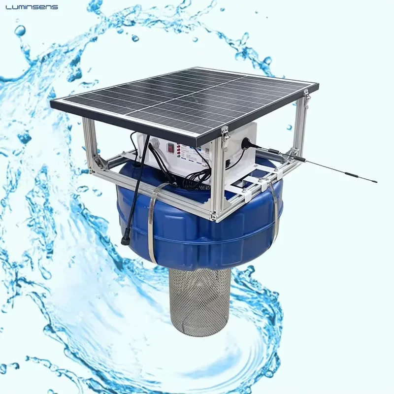 4G Beidou GPS Positioning Water Quality Monitoring Buoy Solar Floating Station for Ocean Lake Aquaculture