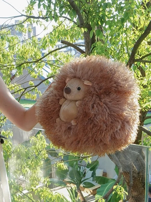 

Texdr Long-Haired H Plu Toy S Pillow Soft Comforting Stuffed Animal Doll Gift for All Ages PP Cotton Filled