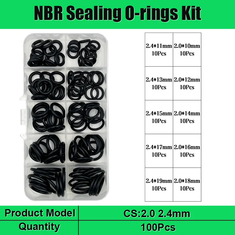 Gummi O Ring Öl beständigkeit nbr Dichtung scheibe schwarz O-Ring Hoch temperatur wasserdicht cs1/1.5/2.0/2.4/3 Sanitär dichtung oring – Detail 18