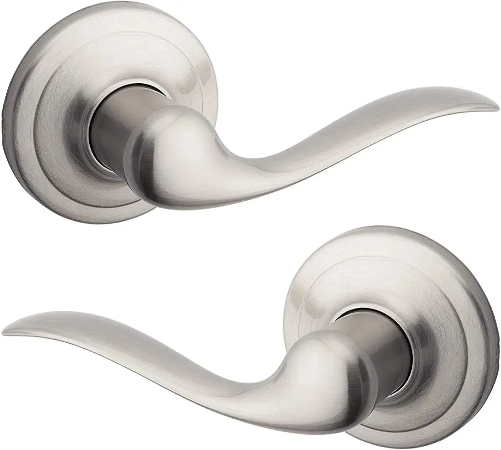 

Tustin Interior Passage Door Handle, Lever For Closet and Hallway Doors, Reversible Non-Locking Handle Lever