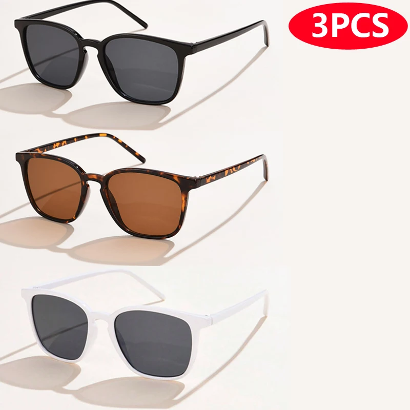 6 pcs/4 pcs/3 pcs Vierkante Kleine Zonnebril Vrouwen Rechthoek Frame Paars Kleurrijke Zonnebril Vrouwelijke Y2K Retro Gradiënt tinten UV400