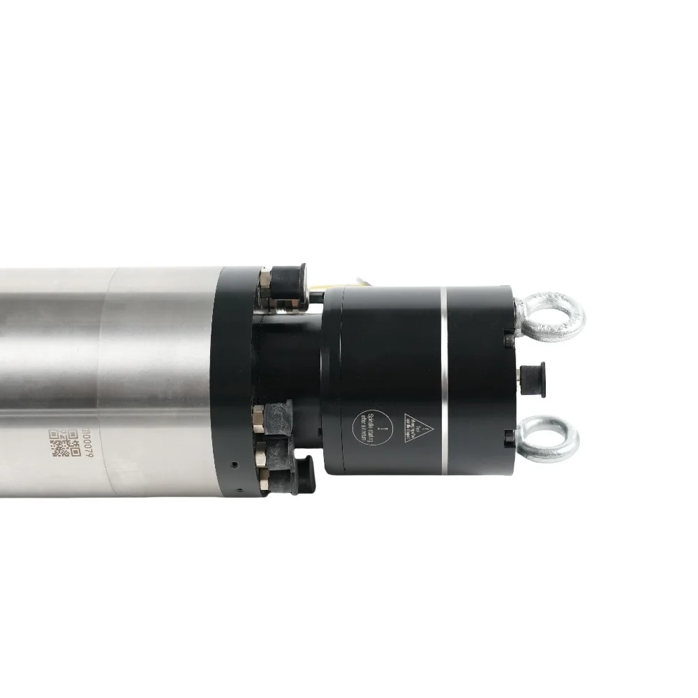 HQD 5,5 kW BT30 18000 U/min 24000 U/min WASSERKÜHLUNG ATC SPINDELMOTOR zum Metallfräsen GDL120-30-18Z/5,5