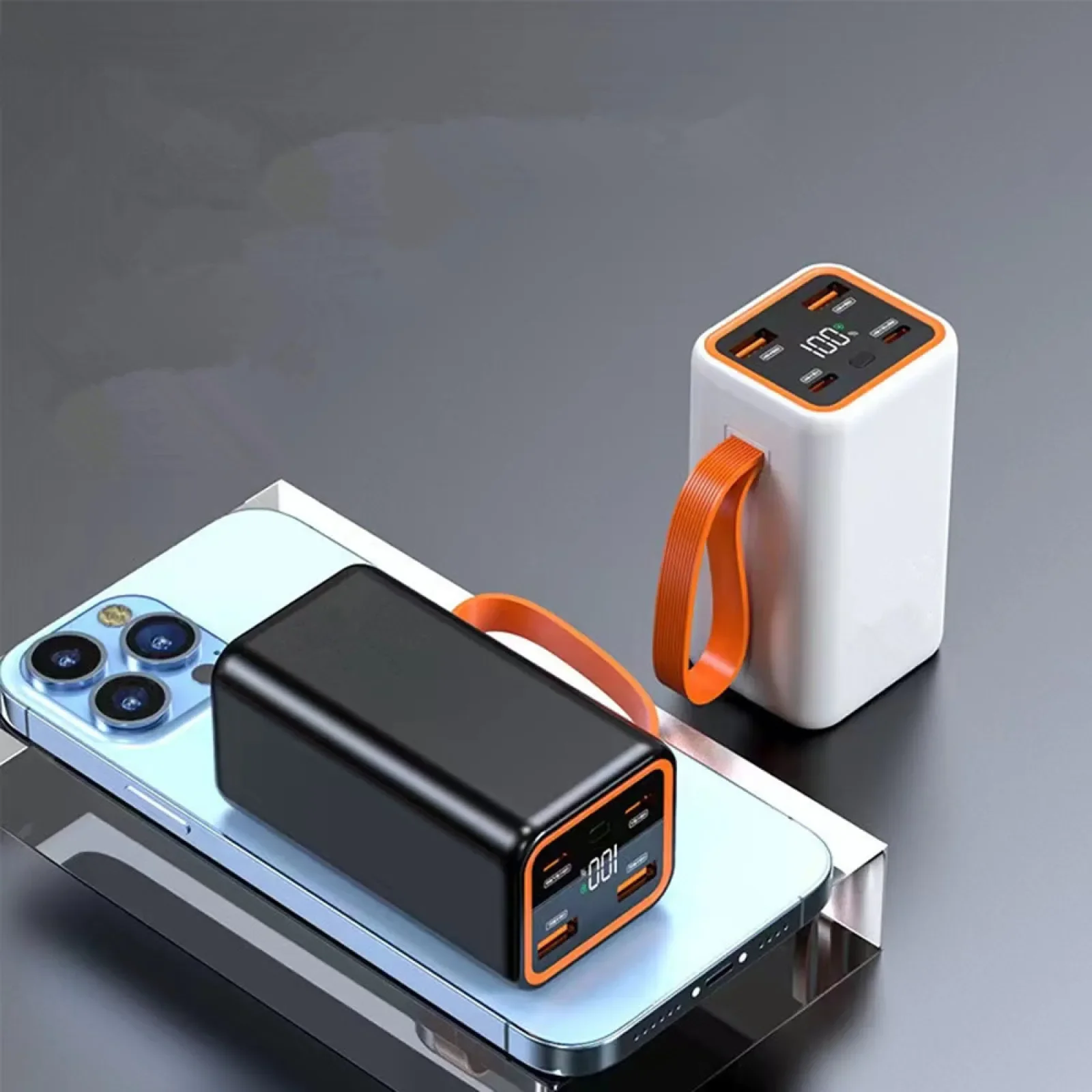 4 Slot 1000mah Large Capacity Mobile Power Bank For Fast Charging Of Mobile Phones With Welding And Lcd Display Screen