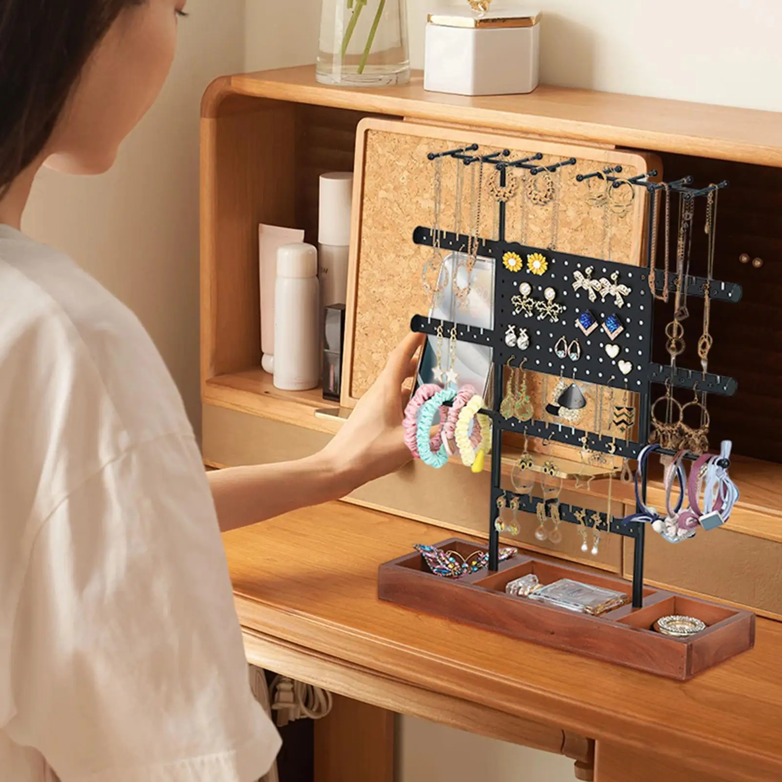 jewelry-tower-rack-decorative-with-storage-tray-for-ear-s-rings-bracelet