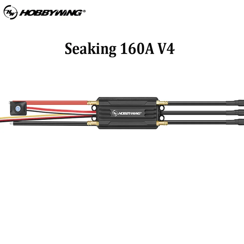 

Hobbywing SeaKing 160A V4 Marine Electric Tuning Built - in BEC Water Cooling Control for High - Performance Hobby Parts