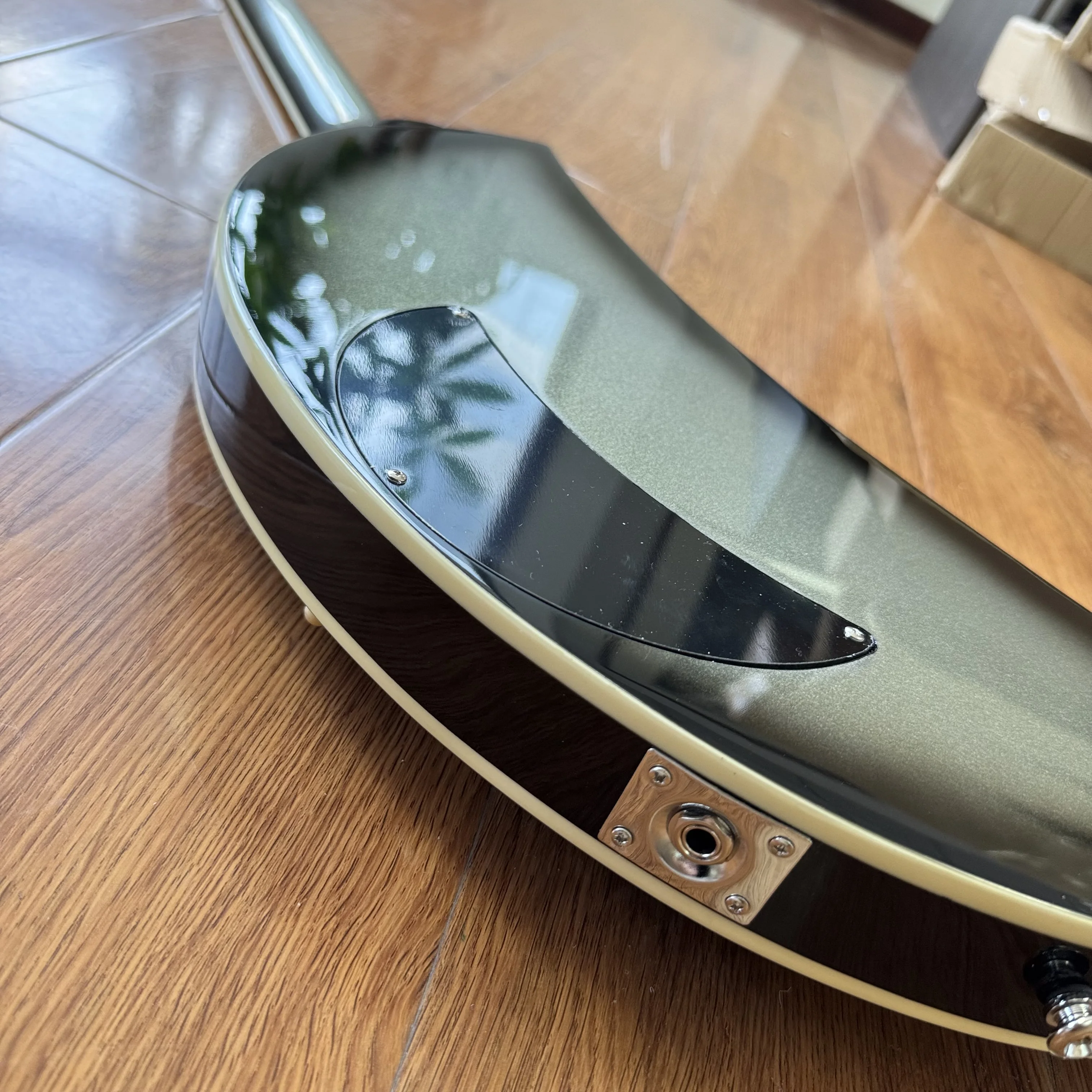 Solar Moon Electric Guitar New Moon Fingerboard Inlaid With Black To Gray Color Scheme Walnut Body Beginner Gift Set Of 22 Color