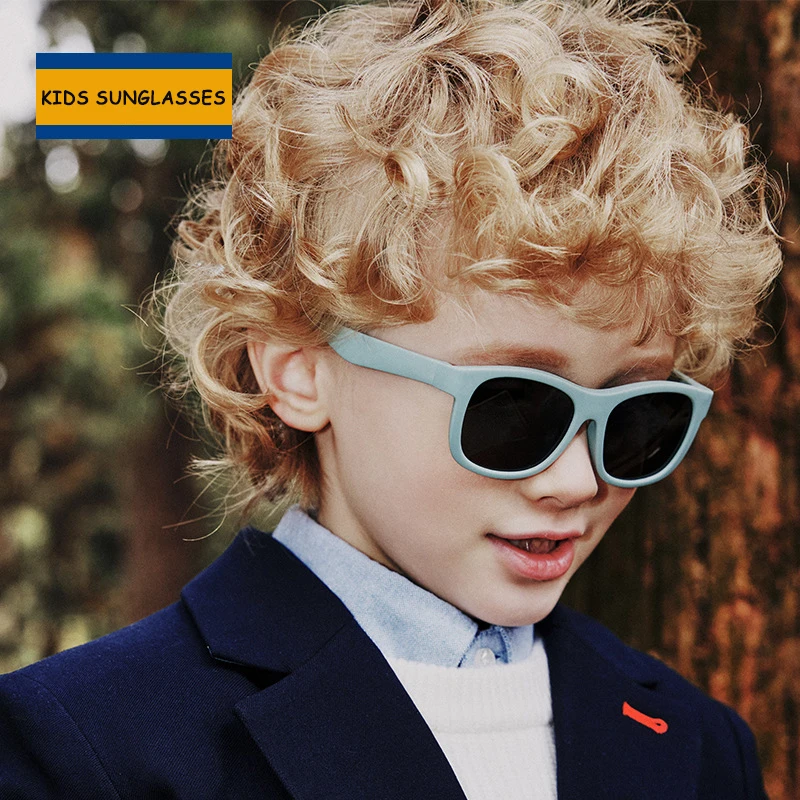 Flexible Newborn Children's Glasses Sunglasses Girl Boy Polarized UV400 Protection 0-36 Months Baby Infant Shades Oculos