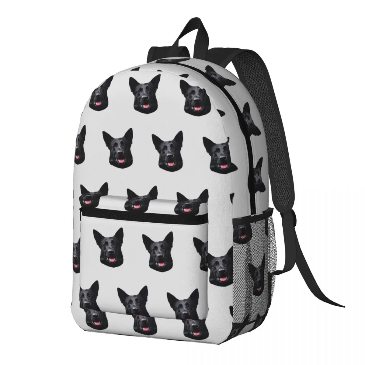 

Black German Shepherd Dog Stunning Backpack Daypack Large Capacity Children BookBag School Bag Shoulder Bags for Men Women