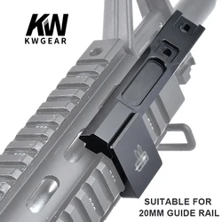Barra larga adaptable de riel Picatinny de 20mm, luces de montaje para Rifle Surefire M300 M600, Base para linterna de arma, accesorios para Airsoft
