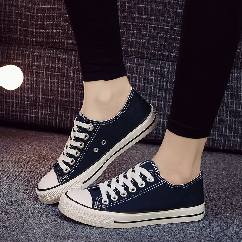 Evergreen Canvas Shoes Wholesale Women Shoes Couple Style Student Shoes Autumn Korean Version Wholesale Women Shoes