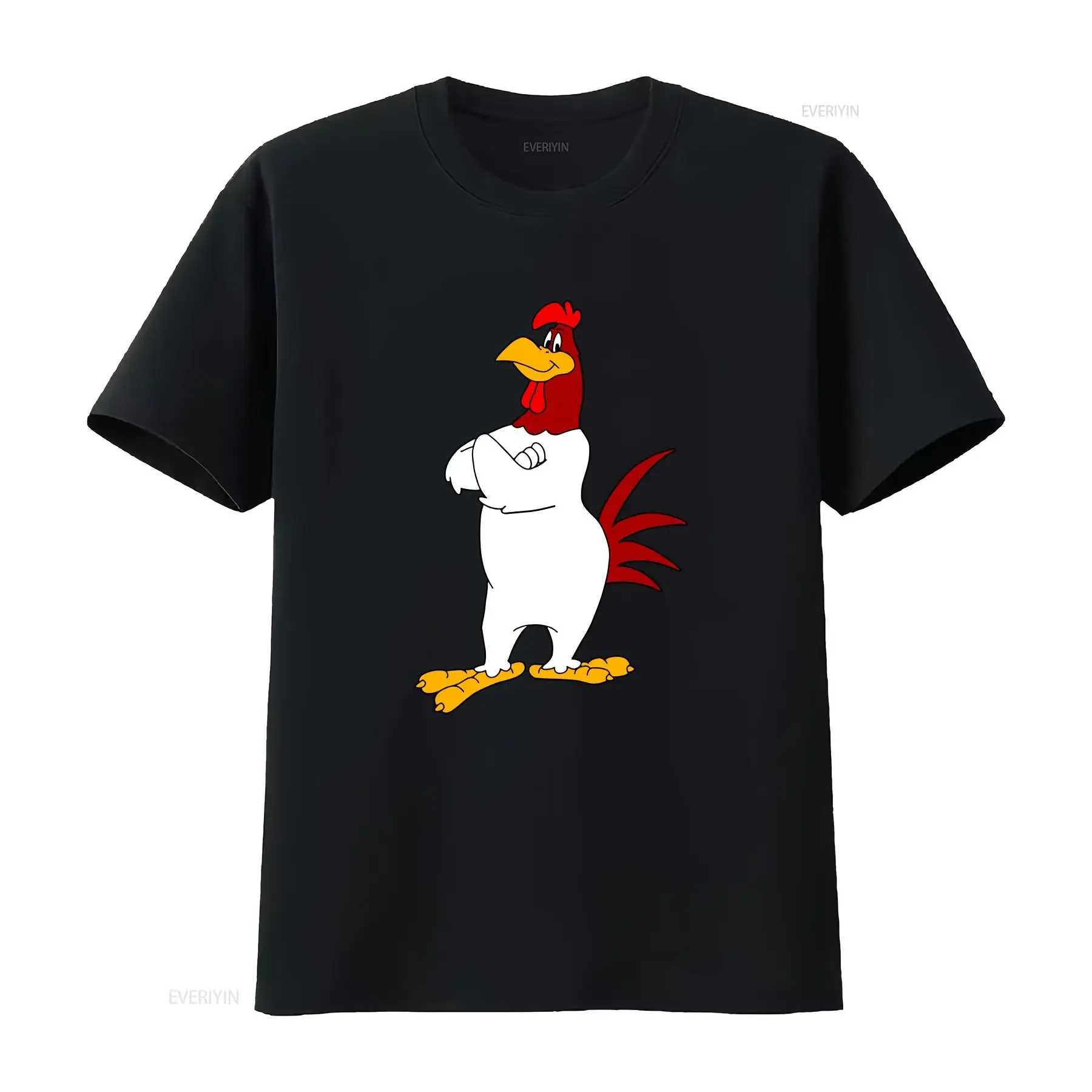 Camiseta Foghorn Leghorn estilo retro de dibujos animados, nueva de nosotros, vintage, lavada, a la moda, unisex, elástica, streetwear, informal