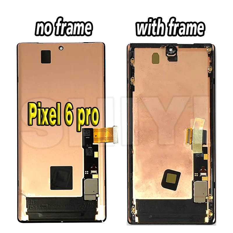 Super AMOLED For Google Pixel 6 Pro LCD Display Touch Digitizer For Google Pixel6 Pro Display 6Pro GLUOG G8VOU Repair Parts