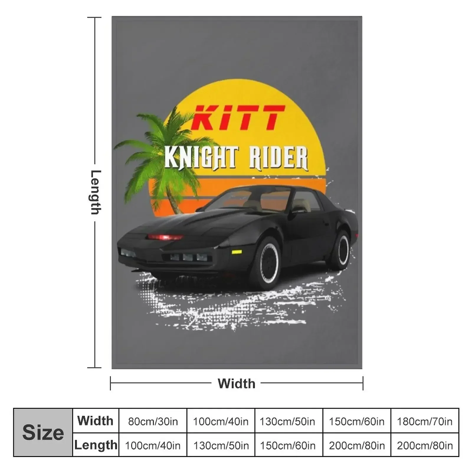 K2000 knight rider Throw Blanket valentine gift ideas Warm Blankets