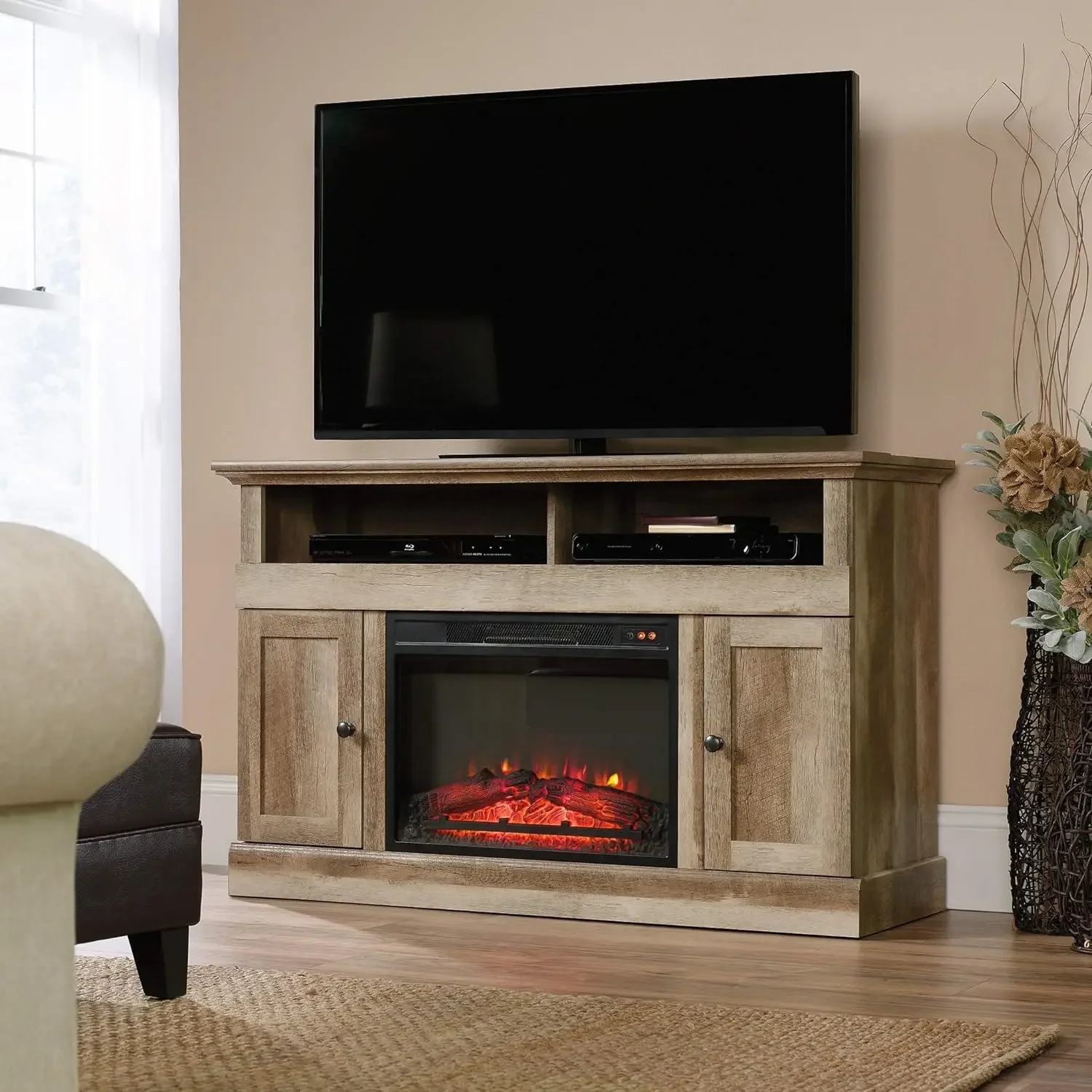 Media Fireplace, for TVs up to 60