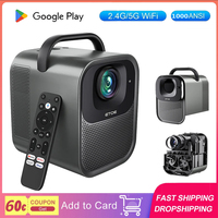 ETOE Seal Pro Projector 1000 ANSI Native 1080P Google TV Auto Focus Auto Keystone Correction 2*10W Speakers 2.4G&5G WiFi