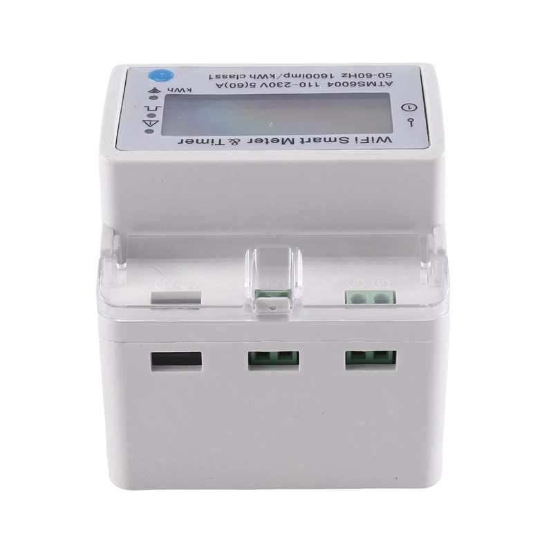 ATMS6004 Din-рейка WIFI счетчик энергии умный Wi-Fi счетчик умный таймер 4P Tuya WIFI счетчик дистанционного управления