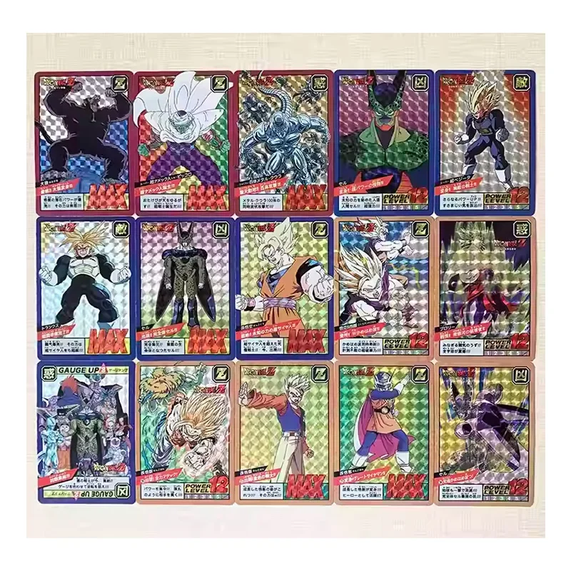Dragon Ball Japanese anime Diy Homemade Son Goku Vegeta IV krillin Yamcha Trunks Collection flash Card Toys Gift