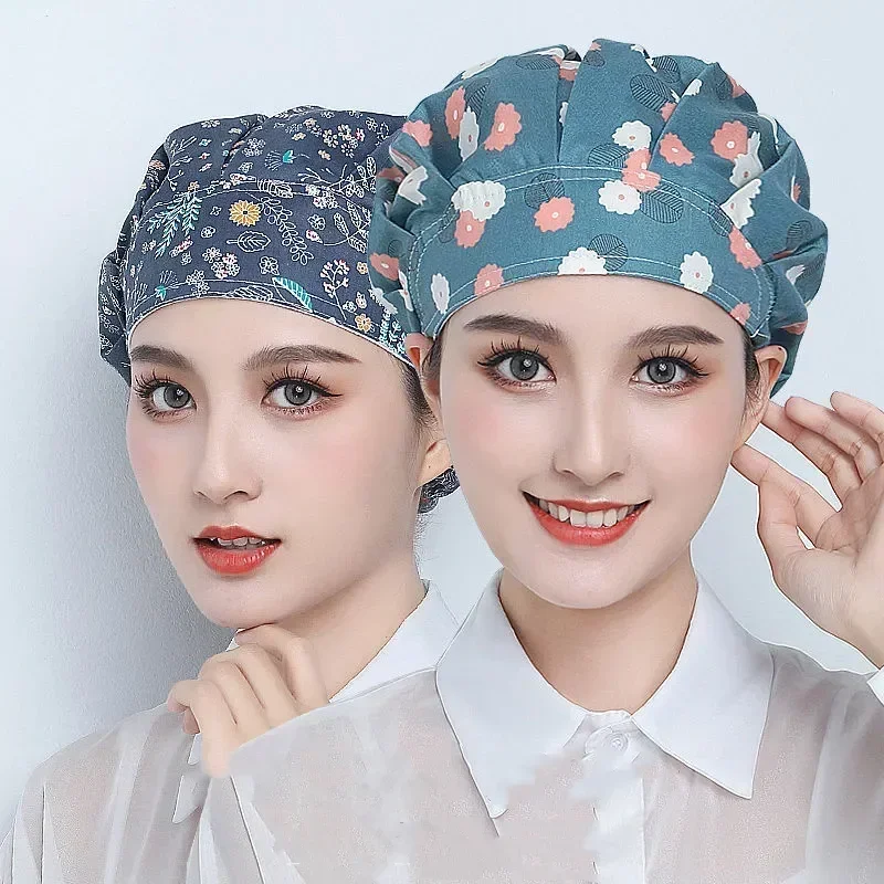 Chapeau de toilettage pour femmes, casquettes de salon de beauté, chapeaux longs, casquettes de travail de laboratoire pour animaux de compagnie, casquettes ScrdecentrPrinting, poussière, spa, nouveau, vente en gros