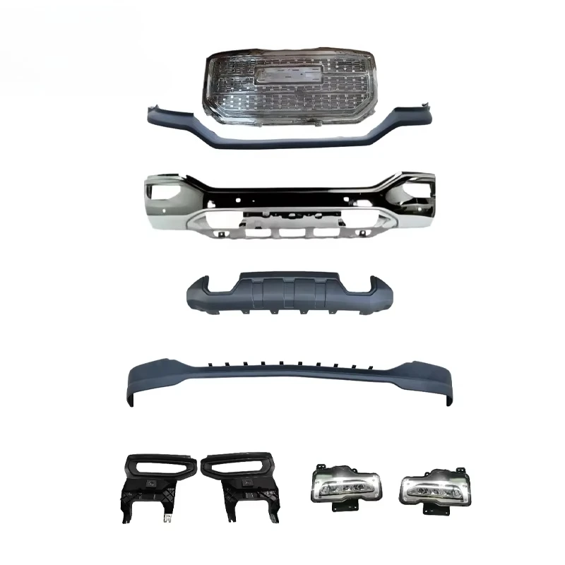 

Factory Sierra 2016-2018 Front Bumper with Fog Lamp Grill Skid Plate for GMC 2016 2017 2018