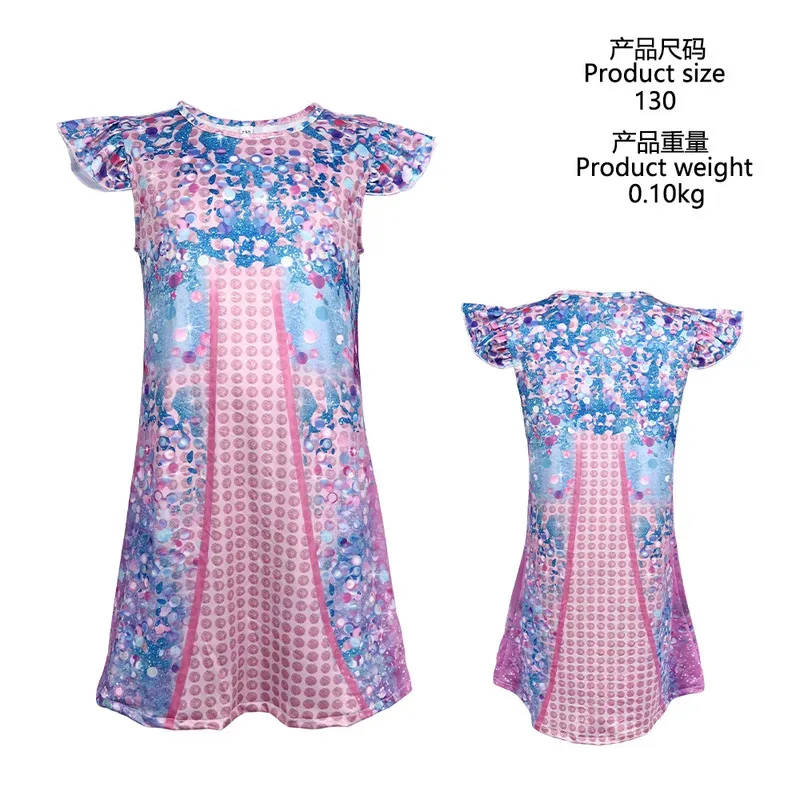 ชุดว่ายน้ำเด็ก LQGirls แบบชิ้นเดียว ประดับเลื่อม พิมพ์ลาย 3 มิติ ชุดบอดี้สูทสำหรับเด็ก แรงบันดาลใจจากชุดการแสดงของ Swift ชุดเลอทาร์ดสำหรับคอนเสิร์ต ชุดว่ายน้ำ