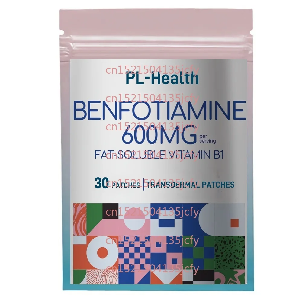 

30 трансдермальных пластырей с бенфотиамином. Витамин B1 (бенфотиамин) для общего здоровья организма.