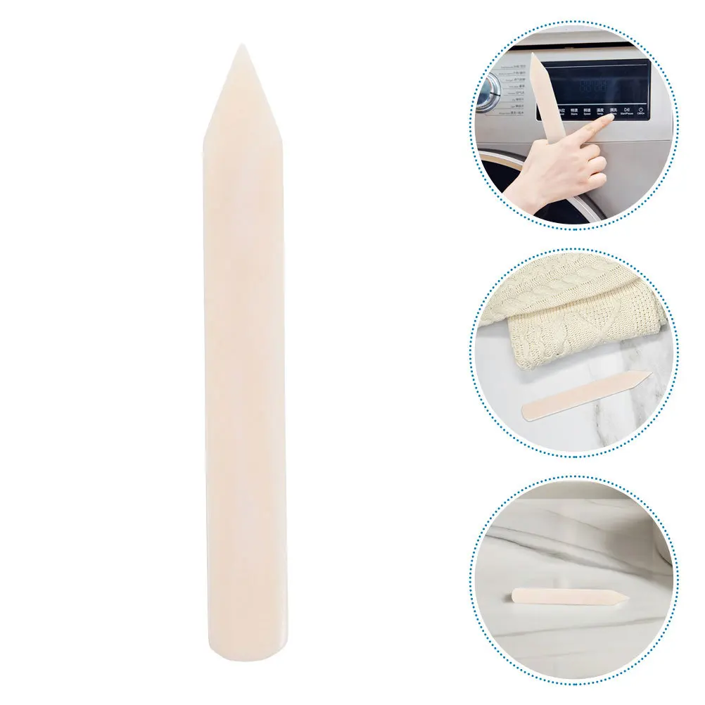 

4pcs Bone Scraper For Clothes Stain Removal Heavy Duty Fabric Spot Cleaner Thickened Natural Burr Removal Tool Laundry