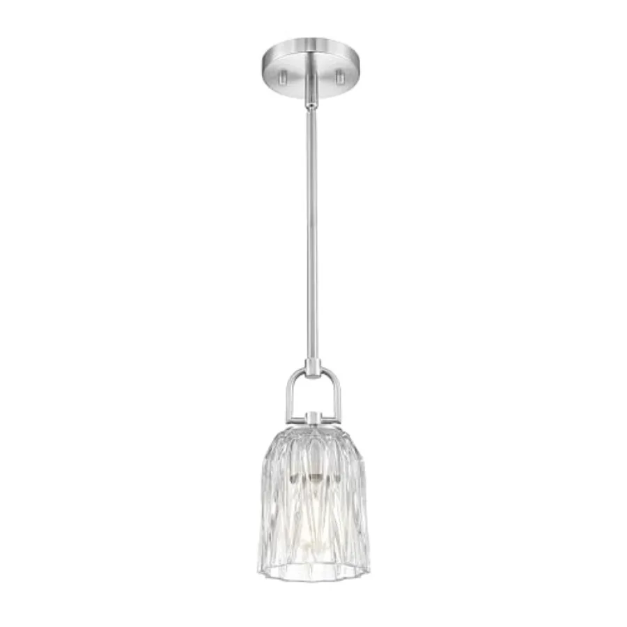 Pendant Light Fixtures Glass Pendant Light Modern Pendant Lighting for Kitchen Bedroom Hotel E26 Base 4FH8MIL BN