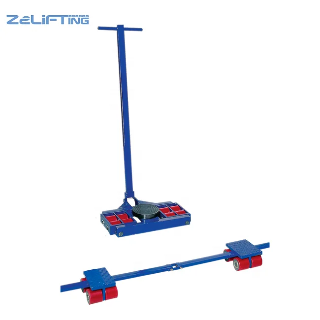 X+Y Type Moving Skates Heavy Cargo Dolly for Factory & Workshop Use Roller Skate Moving Dolly Machine Roller Skate Set