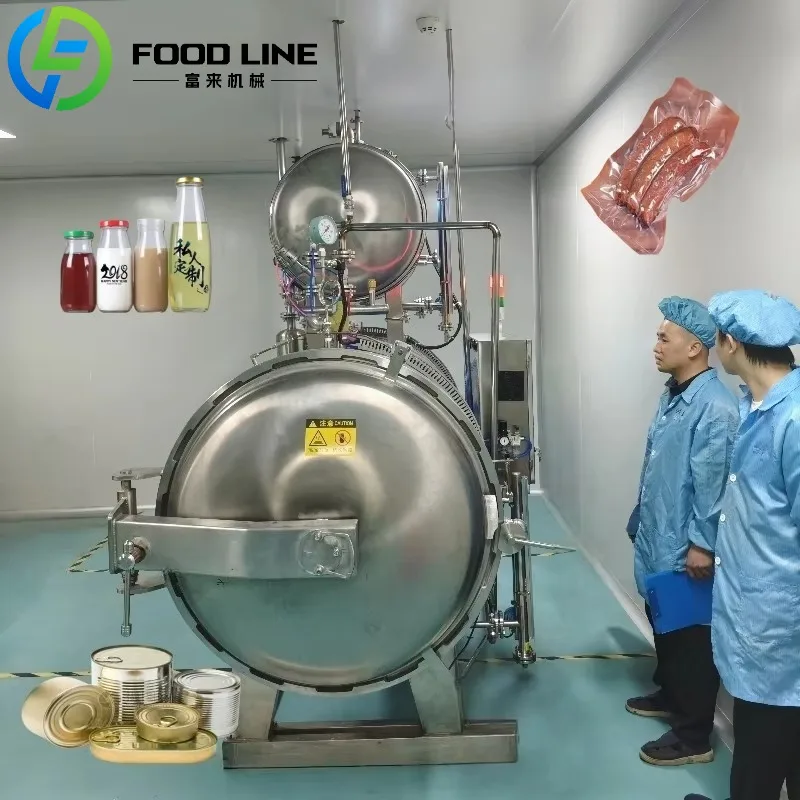 

Commercial High Temperature Sterilizer Industrial Grade Retort Equipment for Food Processing