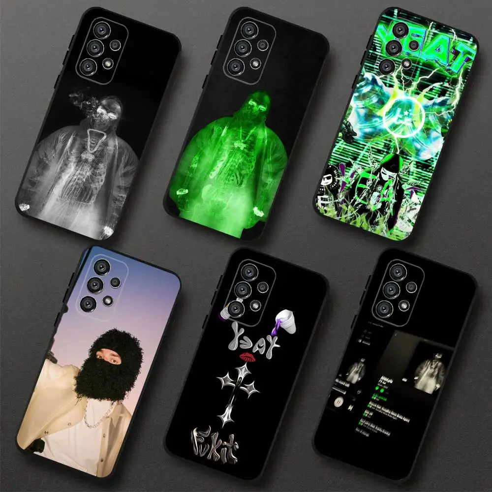 

Y-Yeat Rapper AfterLyfe Phone Case For Samsung S 25,24,23,22,30,21,10,9,Ultra,Plus,Lite,FE,4,5G Black Soft Case