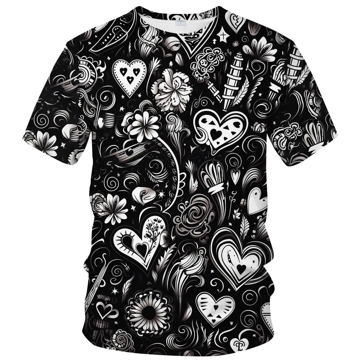 Men Fluid Art T Shirt Abstract Marble Swirl Colorful Short Sleeve Casual Tee