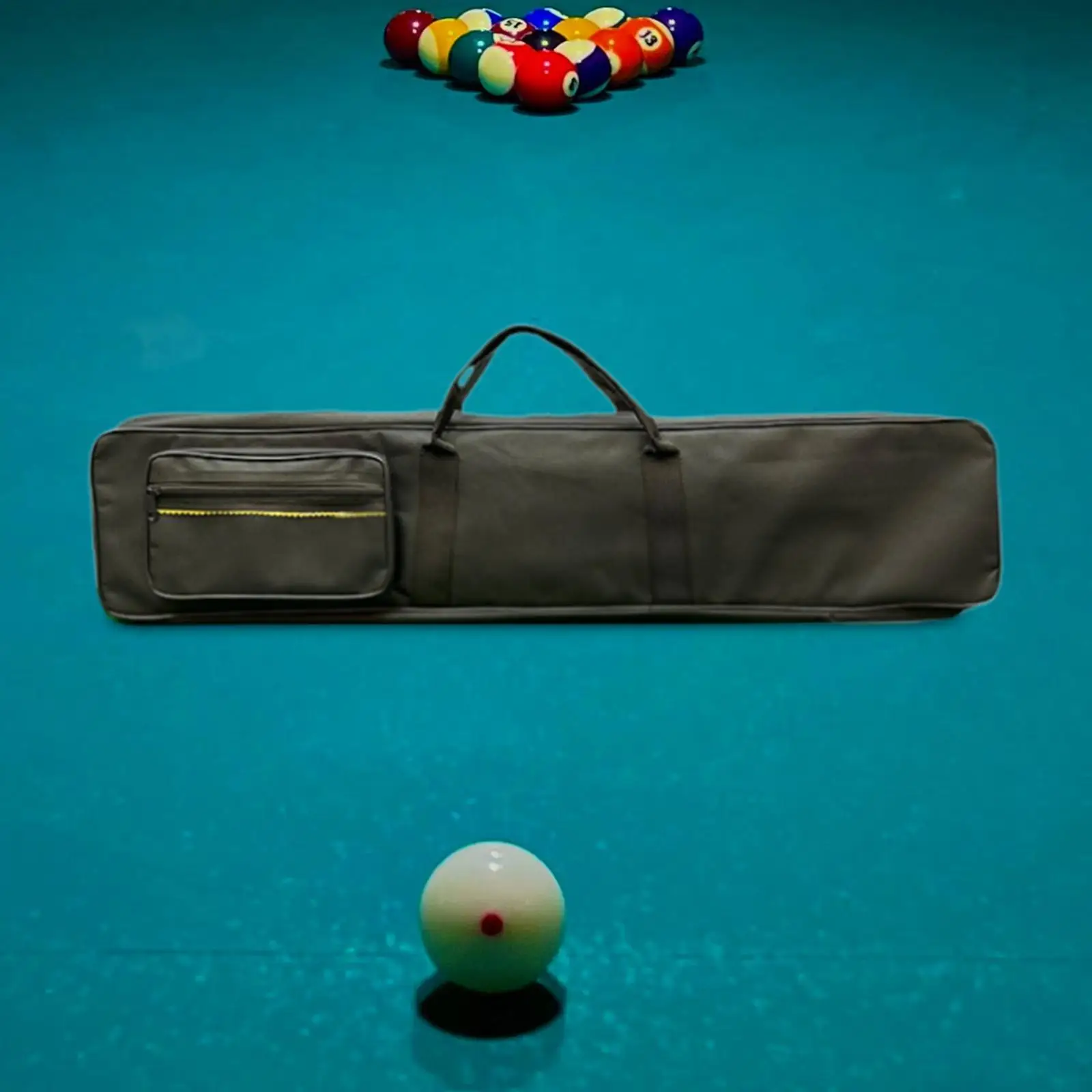 Pool Cue Case 4x4 Billiard Rod Storage Bag Protector Portable Anti Scratch Sturdy Container with Divider Protective Pouch