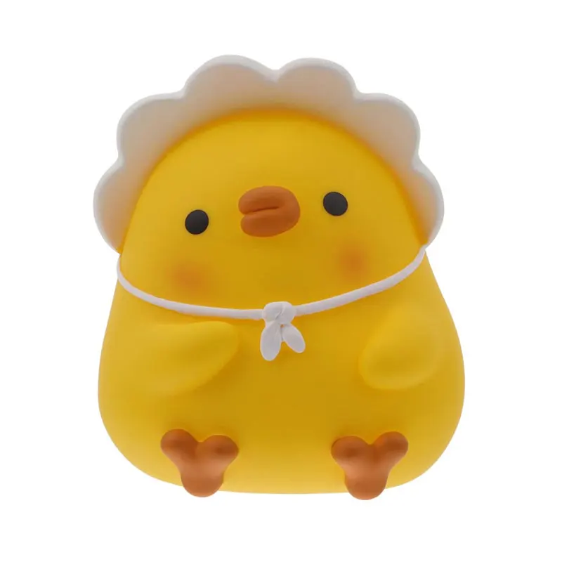 Cute Duck Coin Bank Enameled Cute Duck Savings Jar Large Capacity Desirable Coin Bank Ornament