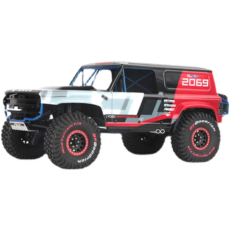 Baja1000 wyścigowy ze stopu tytanu Bronco zdejmowany koło zapasowe stojak na zdalnie sterowany samochód gąsienicowy Traxxas TRX4 Ford zaciekły koń