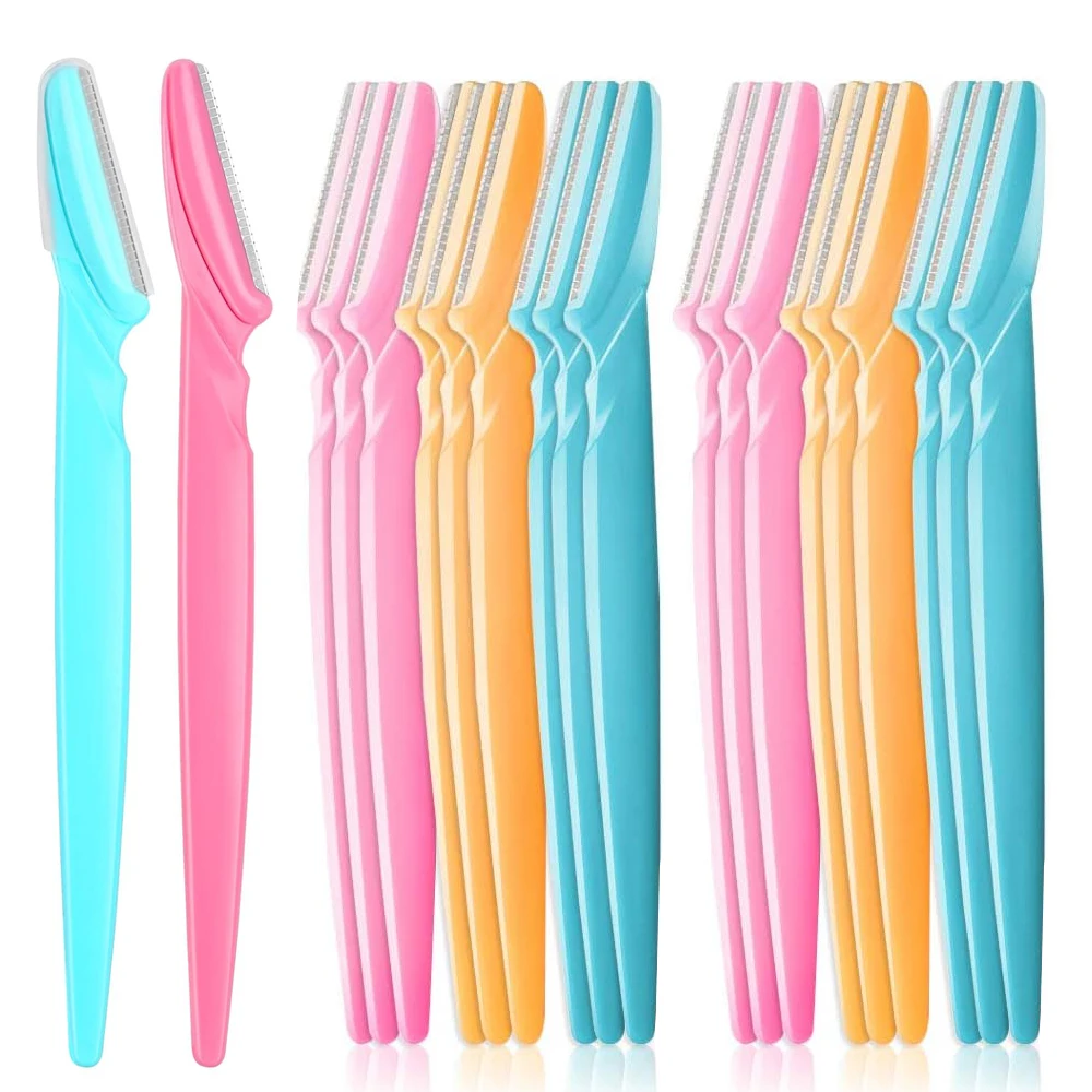 

100/50/10PCS Eyebrow Trimmer Blade Face Razor Eyebrow Razor Body Hair Removal Shaver Blades Safety Razor for Beauty Makeup Tools