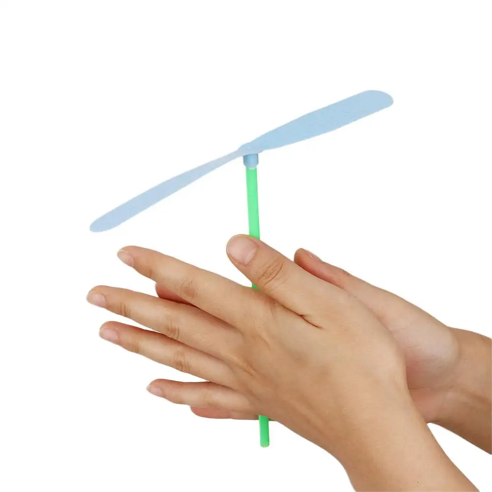 Zestaw Zabawek Klasycznych Odpornych na Nacisk, Prezent Lotniczy, Gra Plenerowa, Plastikowa Ważka, Ważka, Śmigło, Mini Helikopter