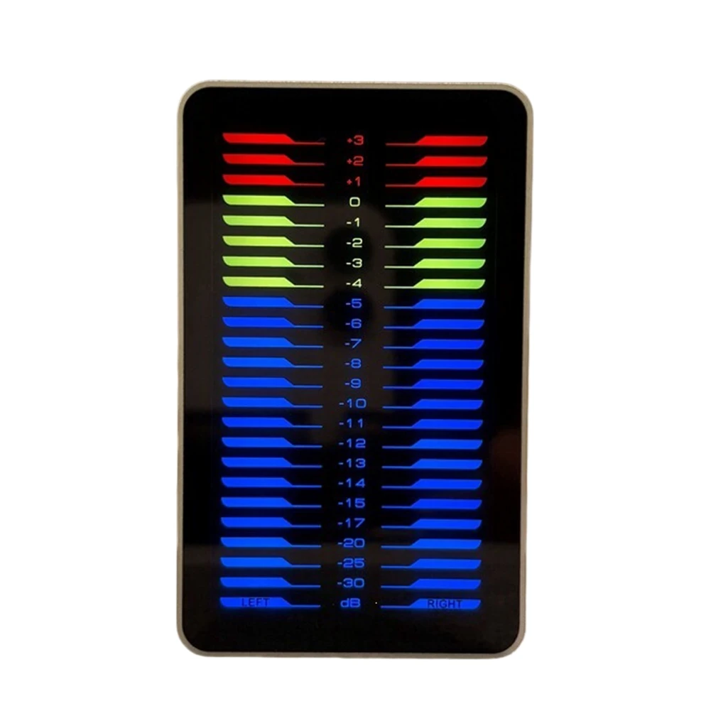 For Sound Control System Stereo Level Indicator For Music Monitoring Line-in Dual-use Mode Intuitive DB Status Light