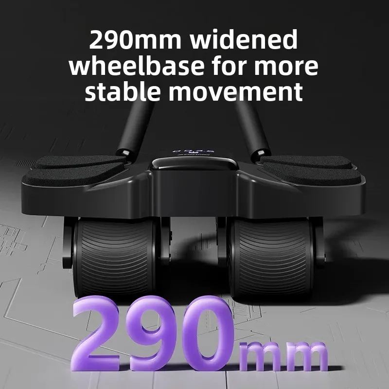 Auto Auto Rebound 4-Wheel Ab Roller Portable Home Abdominal Trainer Slimming Workout Gear for Men Women Weight Loss Fitness Tool - Aliexpress Deal