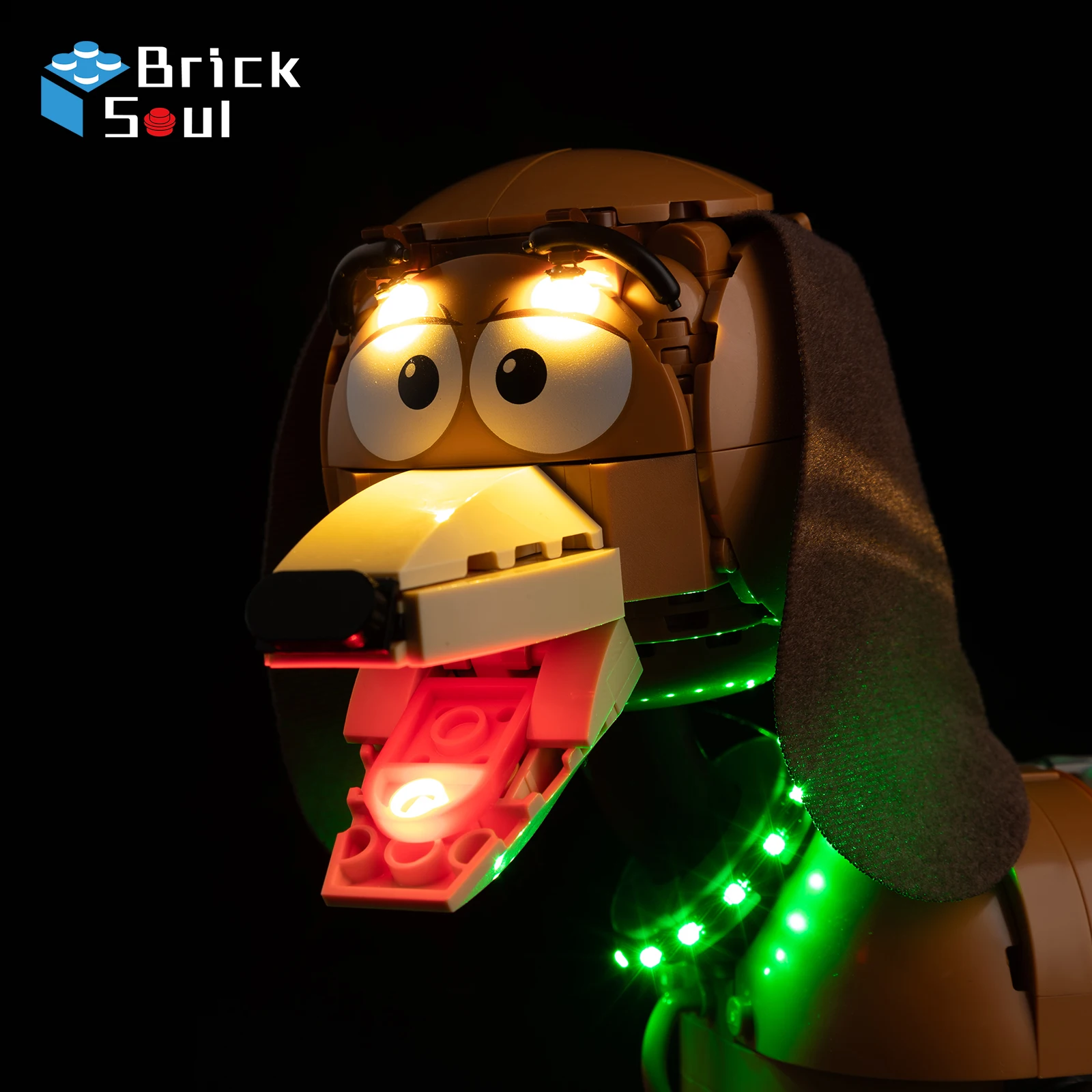 BrickSoul LED-Beleuchtungsset, geeignet für Lego Toy Story Slinky Dog Bookends 43301, Modell nicht im Lieferumfang enthalten, Bausteine ​​nicht im Lieferumfang enthalten – Detail 3