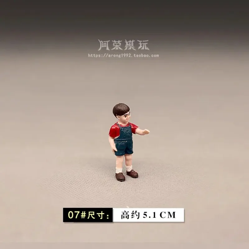 Miniatuur houthakker brandweerlieden ontdekkingsreiziger postbode jager boer kind actiefiguur model boerderij beroep figuren ornamenten speelgoed