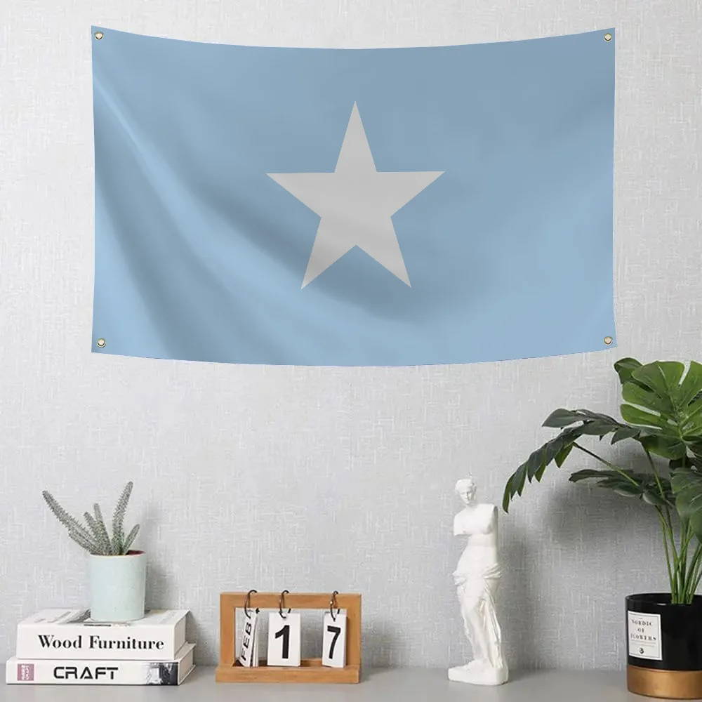 1pc SKY FLAG Somalia Flag Flags And Banners Four Hole Polyester Outdoor Decor Room Aesthetic